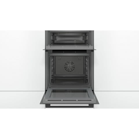 Bosch Serie 4 Built In Double Oven Black 