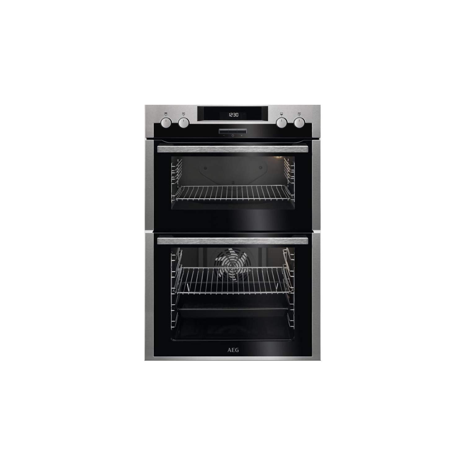 AEG DCS431110M Built In Double Oven Stainless Steel - 0