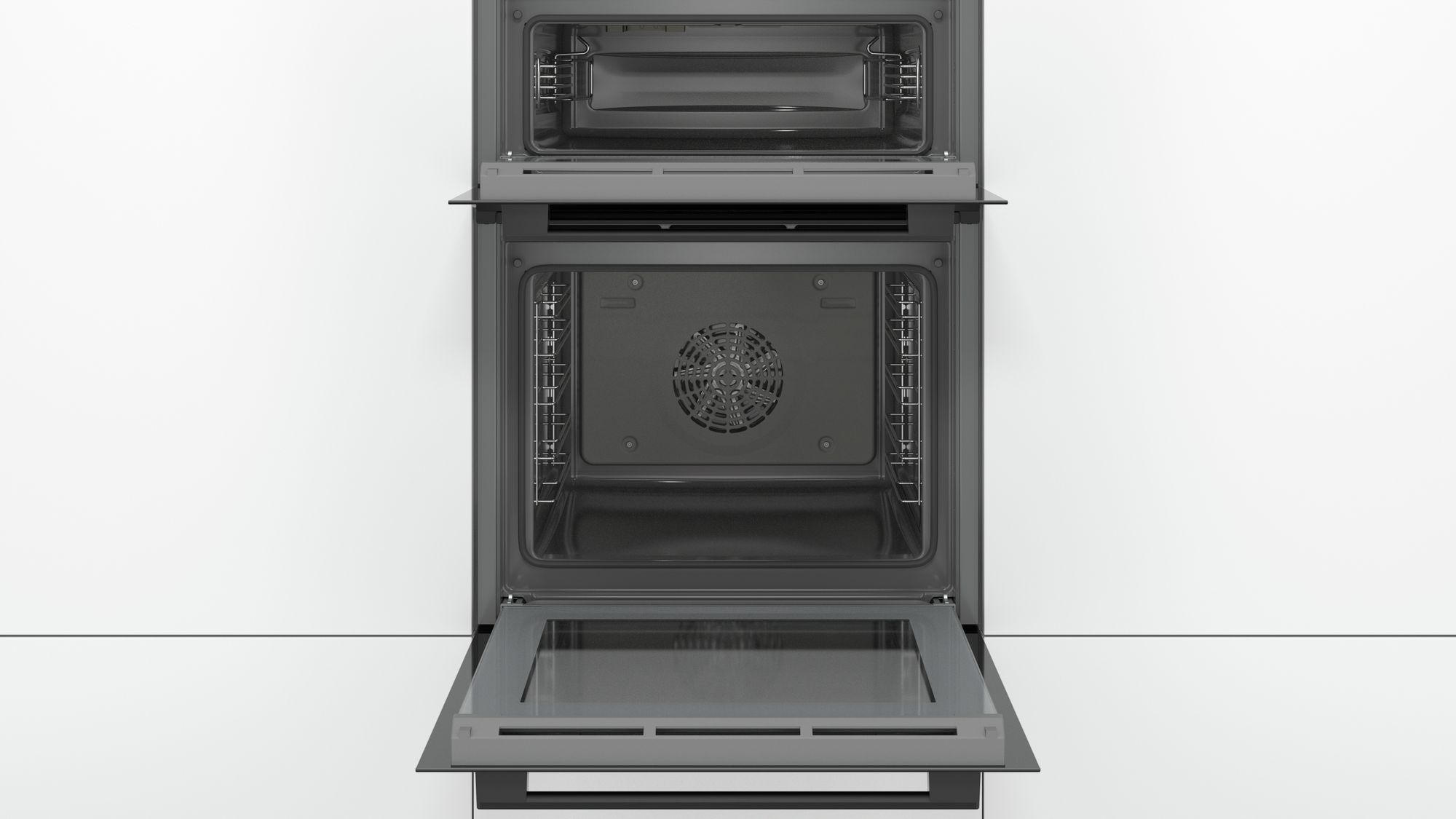 Bosch Serie 4 Built In Double Oven Black  thumbnail image