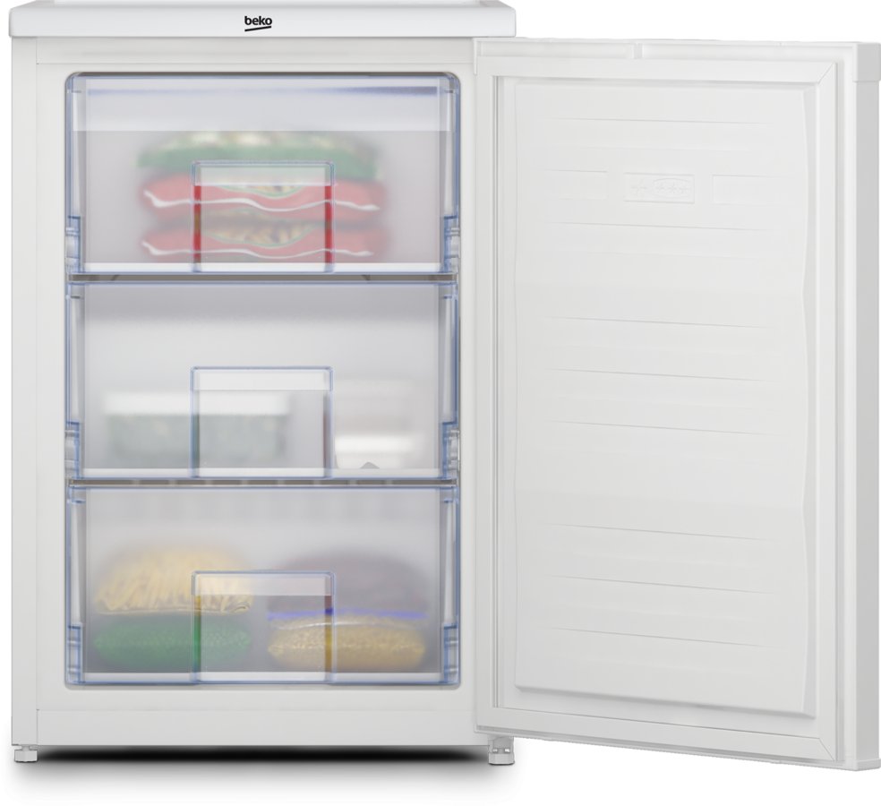 Beko UFF4584AW Frost Free Under Counter Freezer - White thumbnail image
