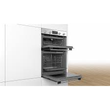 Bosch Serie 2 MHA133BR0B Built In Electric Double Oven - Stainless Steel - A/B Rated thumbnail image